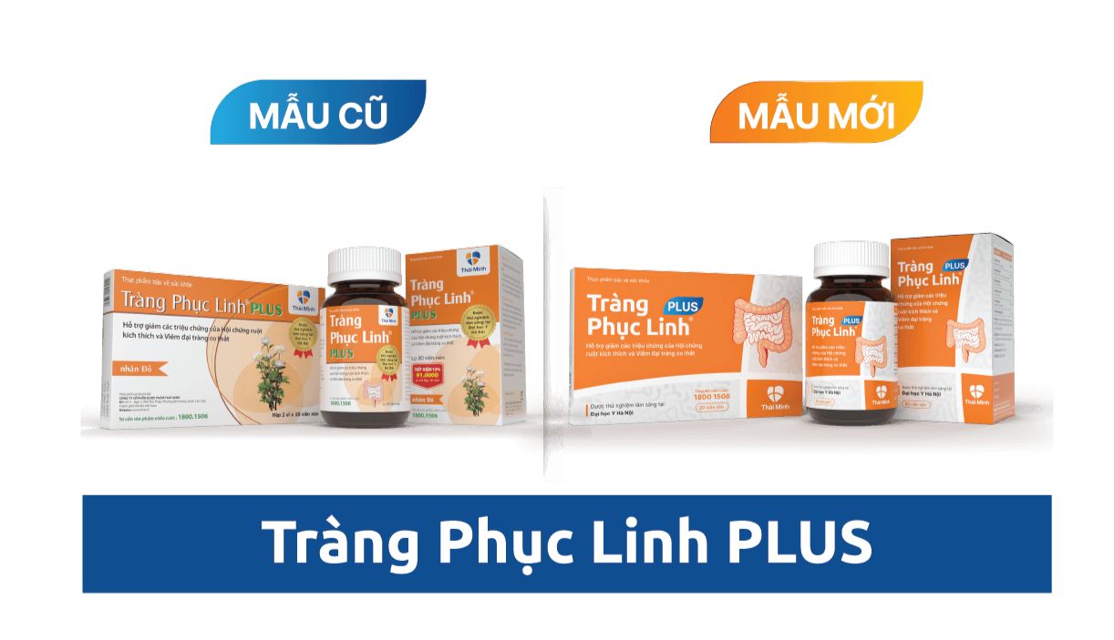 Thông Báo Thay Đổi Bao Bì Sản Phẩm Tràng Phục Linh PLUS